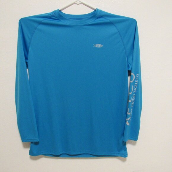 AFTCO Other - AFTCO Aftech Performance Fishing Graphic Long Sleeve Shirt Men's size XXL 2XL